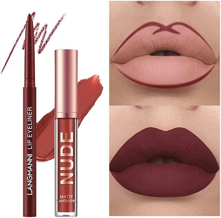 BestLand 12Pcs Matte Liquid Lipstick + Lip Liner Pens Set, Velvety Nude Lip Stain Waterproof Long Wear Makeup Gift Set - Image 6