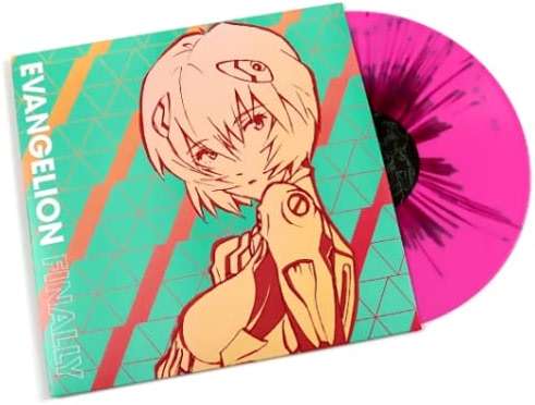 Evangelion Finally Limited Edition Opaque Pink And Magenta Splatter Vinyl - Image 1