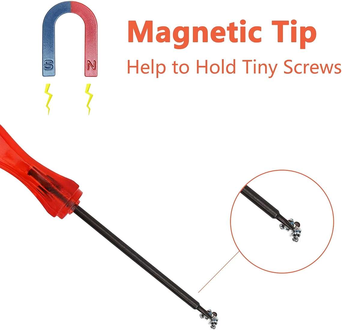 Video Game Repair Kit, Triwing (Y) 1.5 2.5 3.0 and Phillips PH00 Screwdriver Set, Repair Tool Kit for Nintendo Products for Switch, Wii, DS, DS Lite, DS XL, 3DS, GBA SP NDS - Image 4