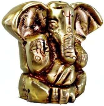 eSplanade Brass Ganesha Idol for Car Dashboard God Idol - 2" Inches Ganesha Murti for Desk Decor, Ganapati Statue, Ganapathi Sculpture | Antique Decor Item | Home Decor Gift Showpieces - Image 8
