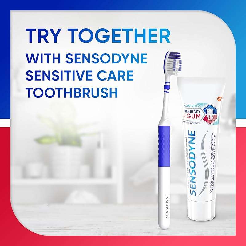 Sensodyne Sensitivity & Gum Sensitive Toothpaste for Gingivitis, Sensitive Teeth Treatment, Clean & Fresh - 3.4 oz (pack of 4) - Image 11