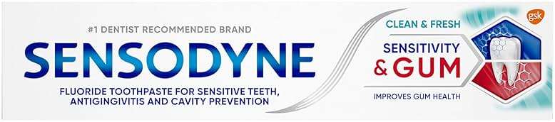 Sensodyne Sensitivity & Gum Sensitive Toothpaste for Gingivitis, Sensitive Teeth Treatment, Clean & Fresh - 3.4 oz (pack of 4) - Image 13