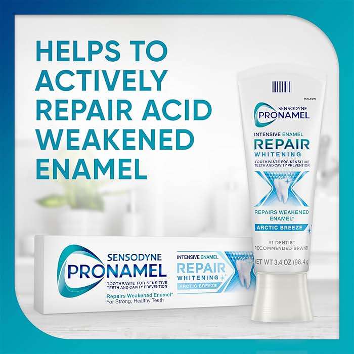 Sensodyne Pronamel Intensive Enamel Repair Toothpaste for Sensitive Teeth and Cavity Protection, Whitening Toothpaste to Strengthen Enamel, Arctic Breeze - 3.4 Ounces x 4 - Image 2