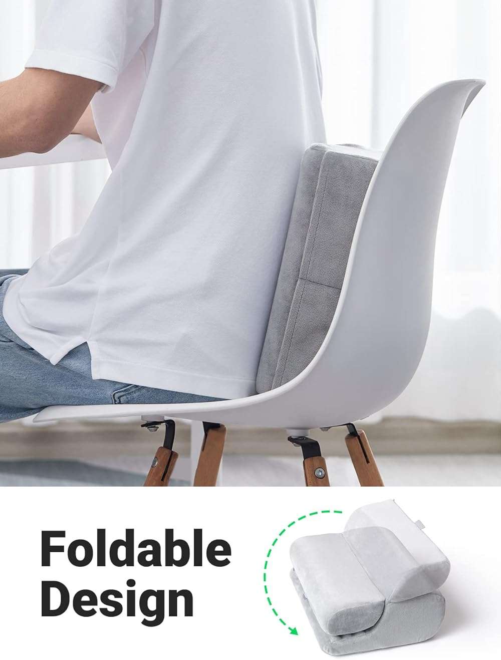 UGREEN Tablet Pillow Stand for Lap Soft Holder Bed with 3 Viewing Angles Adjustable Home Office Accessories Compatible with iPad Pro 13 12 11 10.5 Air Mini 5 4 3 2 Phone 16 15 14 E-Reader Grey - Image 4
