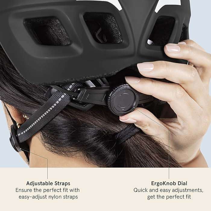 Retrospec Lennon Adult Bike Helmet with LED Safety Light Adjustable Dial & Removable Visor - Adjustable Bicycle Cycling Helmet for Men & Women - Image 4