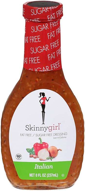 Skinnygirl Fat-Free Salad Dressing, Sugar-Free Italian, 8 Ounce - Image 1