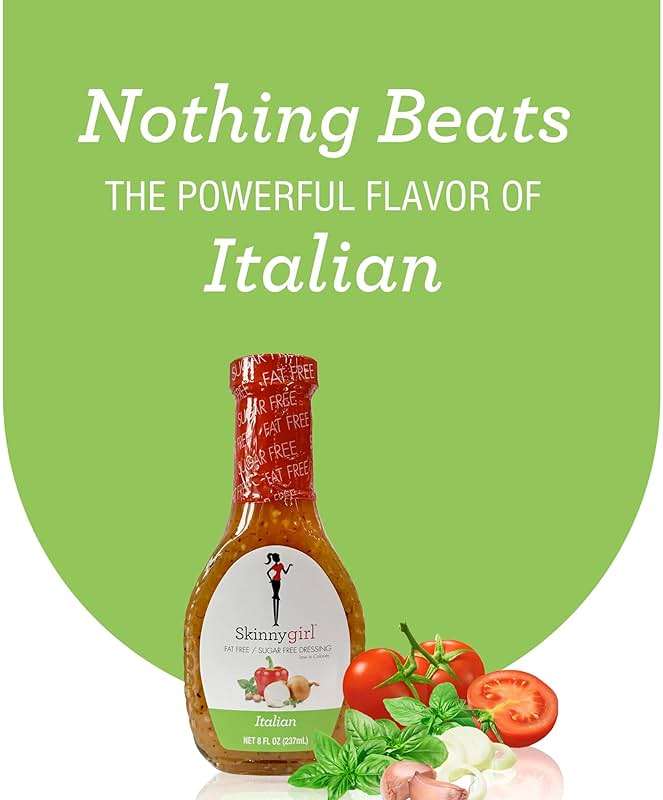Skinnygirl Fat-Free Salad Dressing, Sugar-Free Italian, 8 Ounce - Image 8