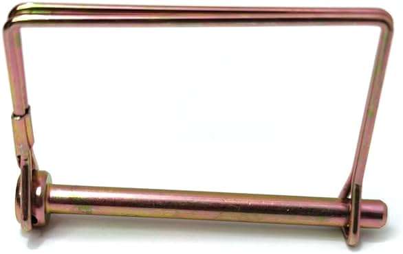 Wire Lock Pin, Trailer Coupler Pin,Hitch pin,1/4 Inch, 10 Pieces, Square, Gold - Image 6