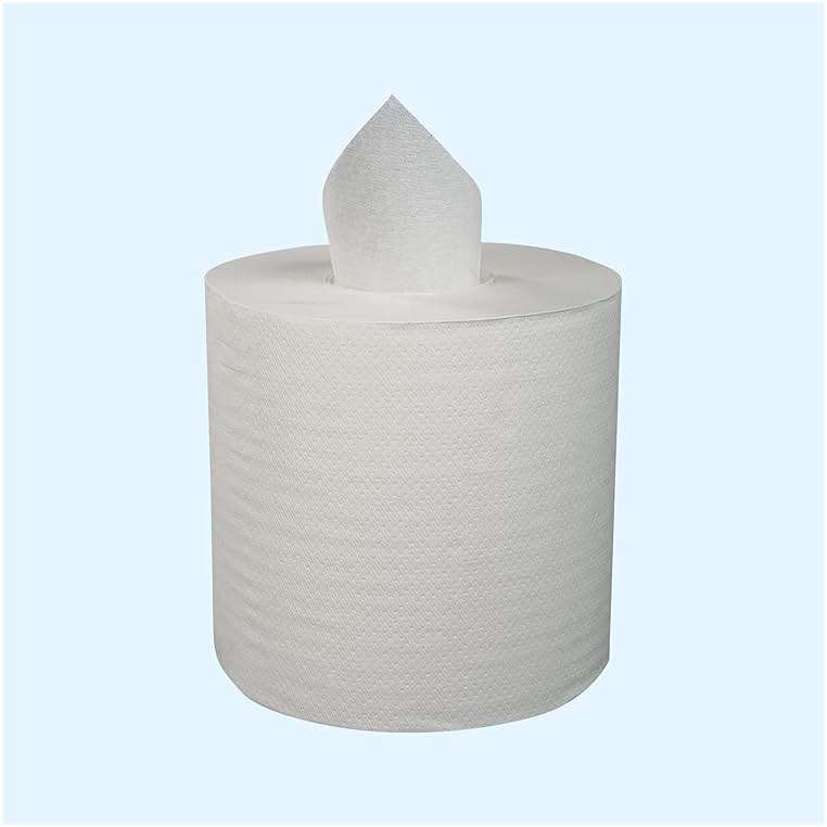 Papernet Centerpull Paper Towels | 6 Rolls Powered by Dry Tech | Compatible with Universal Dispenser | 1-ply 7.6” x 12” - Image 4