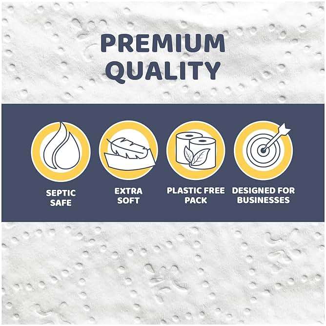 Papernet Toilet Tissue 48 Single Rolls with 400 Premium Quality Sheets per roll | Compatible with Universal Dispensing System | 2 ply 400 sheets 4.1” x 4.0” - Image 2