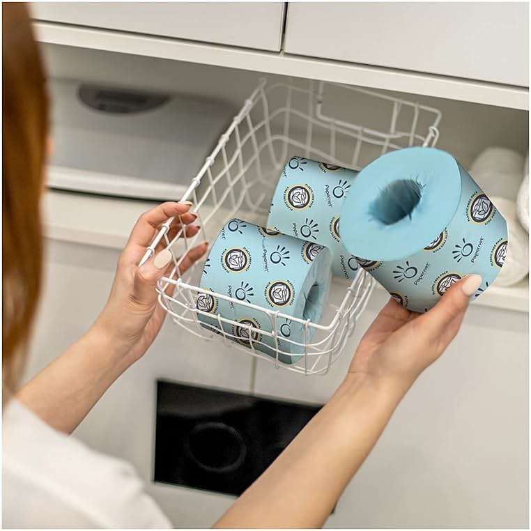 Papernet Toilet Tissue 48 Single Rolls with 400 Premium Quality Sheets per roll | Compatible with Universal Dispensing System | 2 ply 400 sheets 4.1” x 4.0” - Image 6