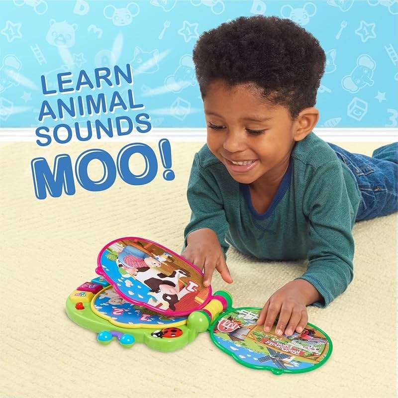 CoComelon Learning Book Interactive Toy for Toddlers, 3 Learning Modes, Music, 50 Learning Phrases, Officially Licensed Kids Toys for Ages 18 Month - Image 2
