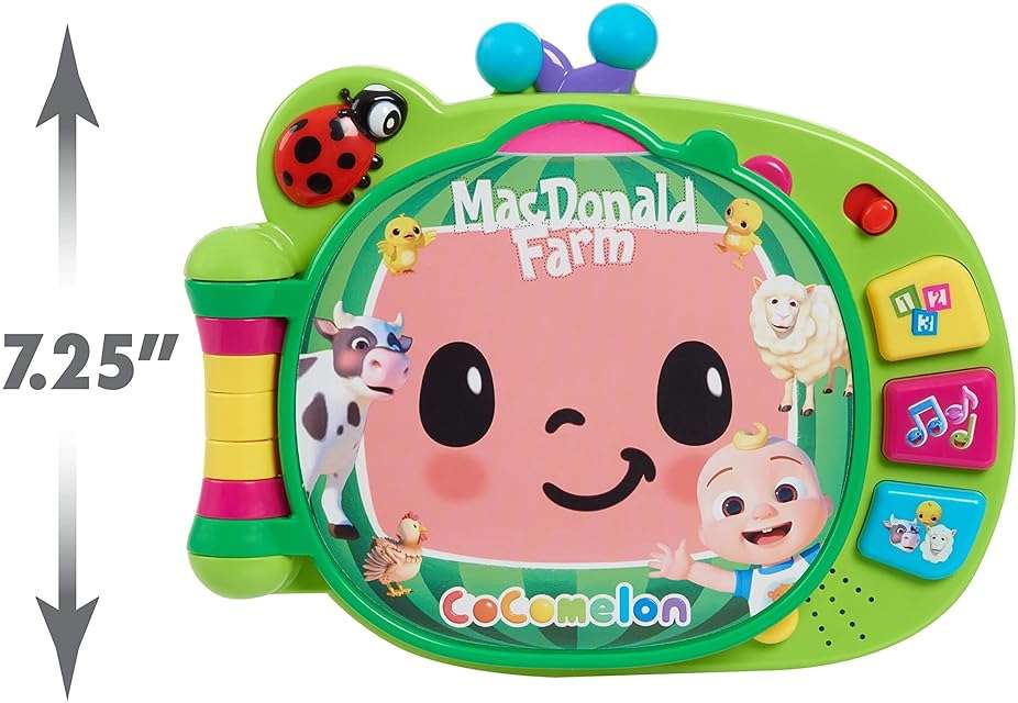 CoComelon Learning Book Interactive Toy for Toddlers, 3 Learning Modes, Music, 50 Learning Phrases, Officially Licensed Kids Toys for Ages 18 Month - Image 3