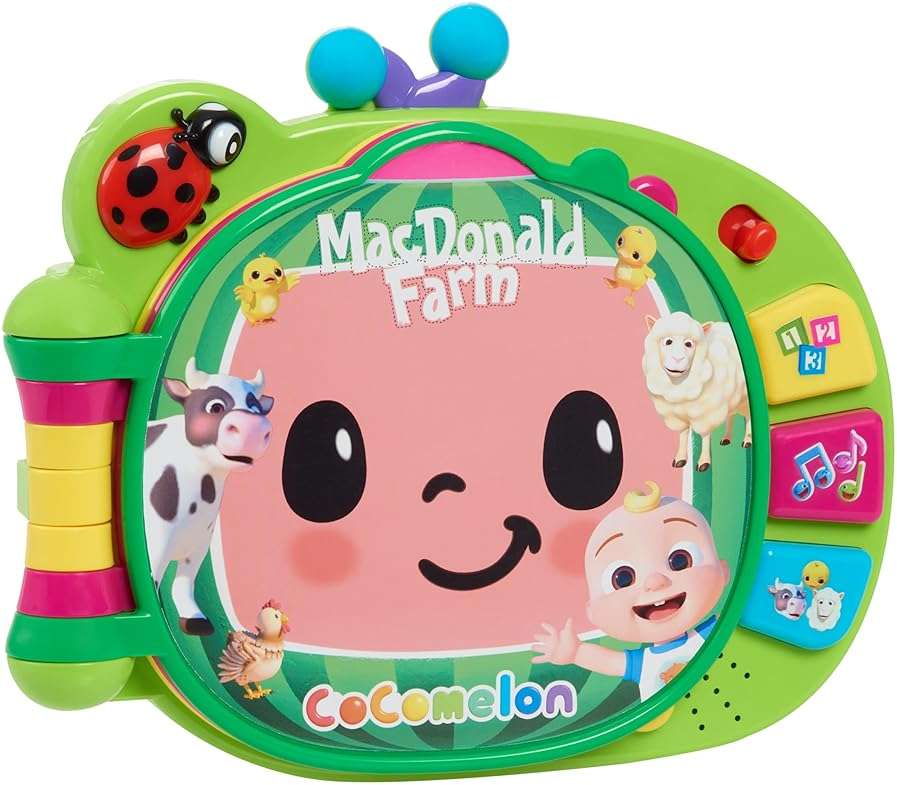 CoComelon Learning Book Interactive Toy for Toddlers, 3 Learning Modes, Music, 50 Learning Phrases, Officially Licensed Kids Toys for Ages 18 Month - Image 9