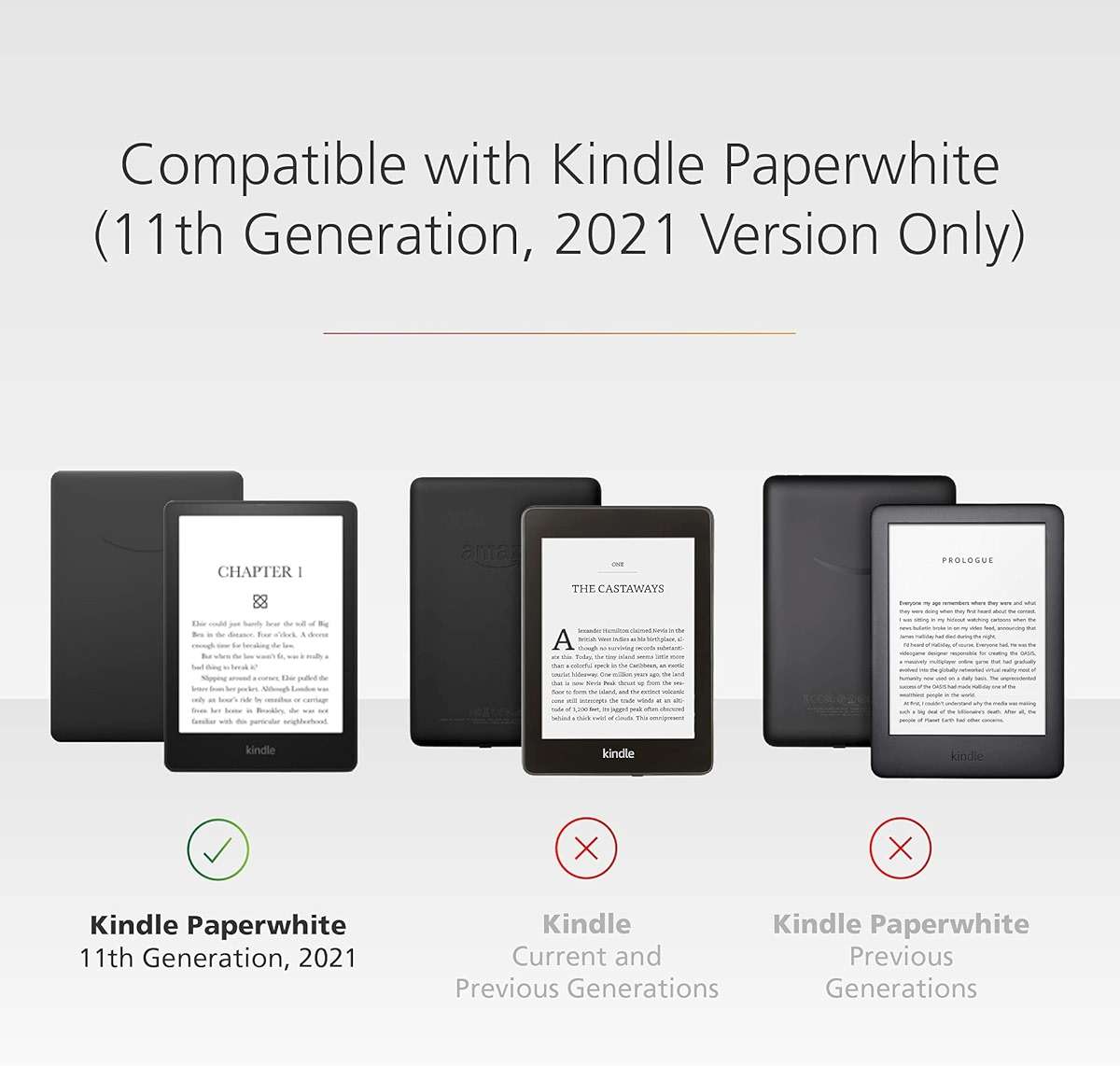 Made for Amazon, Clear Case in Raspberry with Screen Protector for Kindle Paperwhite & Kindle Paperwhite Signature Edition. - Image 3