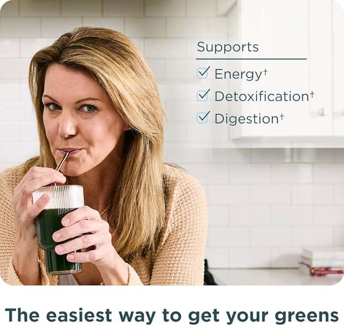 Ancient Nutrition Super Greens Powder, Organic Superfood Powder with Probiotics Made with Spirulina, Chlorella, Matcha, and Digestive Enzymes, 25 Servings, 7.05oz - Image 8