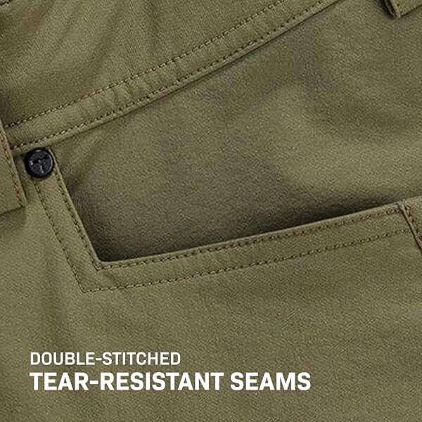 TRUEWERK Men's Work Pants - T2 WerkPant, Water Resistant, Windproof, Double-Woven Softshell, 4-Way Stretch, 9 Pockets - Image 8