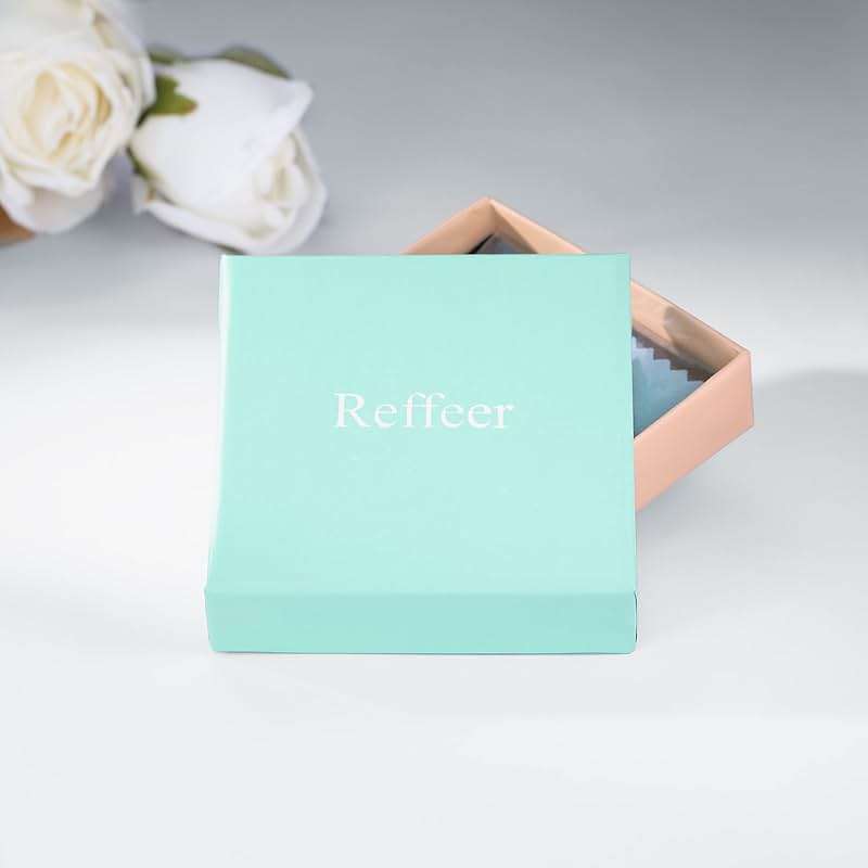 Reffeer Solid 925 Sterling Silver Bar Open Hoop Earrings Huggie Studs for Women Teens Bar Half Hoop Earrings Huggie - Image 8