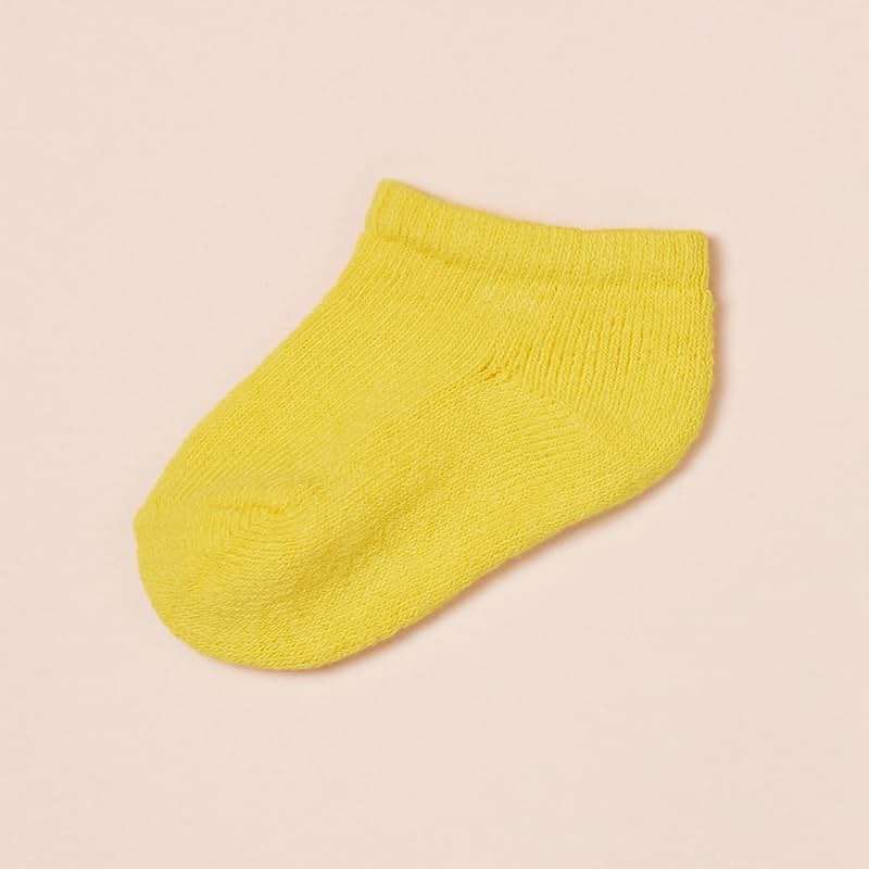 Amazon Essentials Unisex Kids and Toddlers' Cotton Low Cut Cushioned Socks for Boys Girls Toddlers, 14 Pairs - Image 5