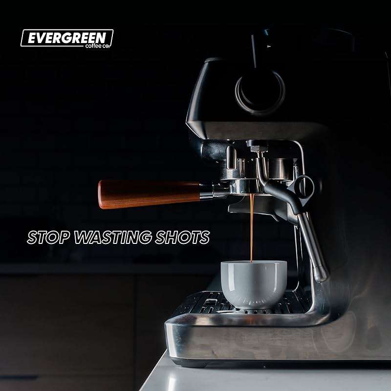 Evergreen Coffee | Espresso Accessories | 54mm Bottomless Portafilter + 53mm Coffee Distributor & Tamper + Tamp Mat | Designed for the Breville Barista Express Pro touch| Bonus Filter Basket - Image 8