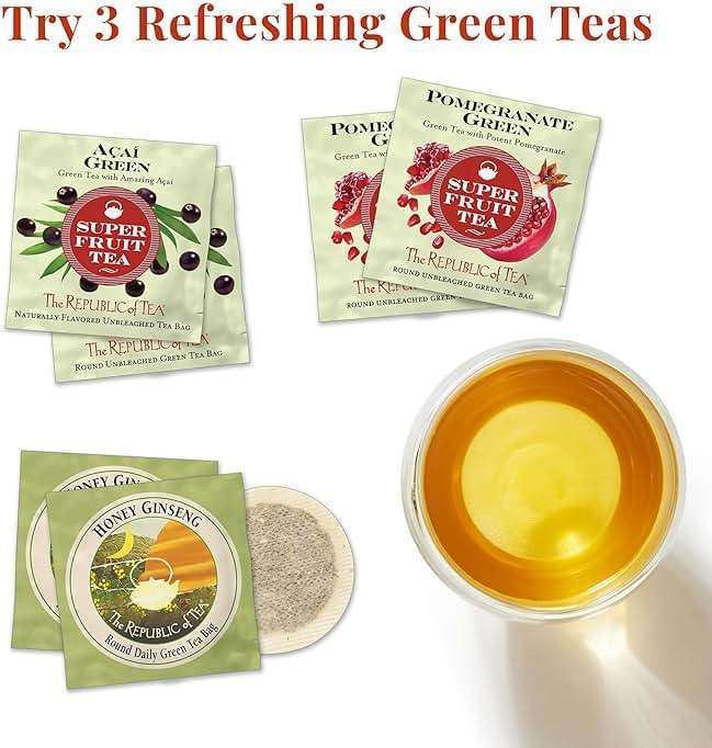 The Republic of Tea – Premium Assortment of Teas & Herbs, 40 Individually Wrapped Tea Bags - Image 5