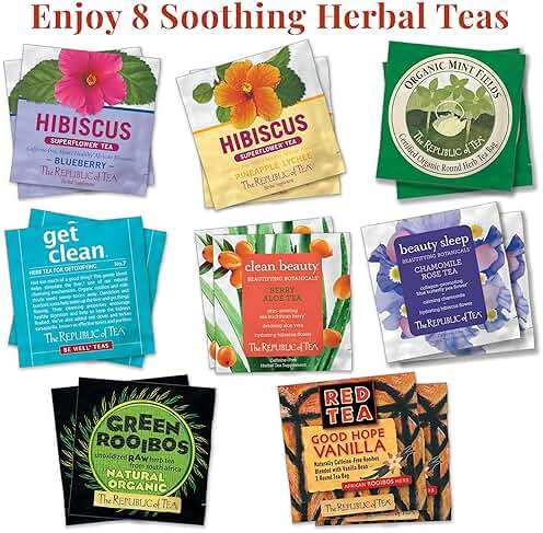 The Republic of Tea – Premium Assortment of Teas & Herbs, 40 Individually Wrapped Tea Bags - Image 6