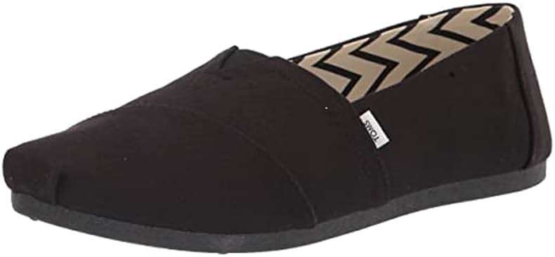 TOMS Women's Alpargata Classic Espadrille, Recycled Cotton Canvas Upper - Image 1
