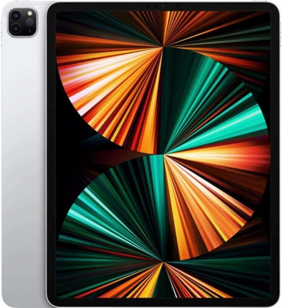 Apple 2021 12.9-inch iPad Pro (Wi‐Fi, 128GB) - Silver (Renewed) - Image 1