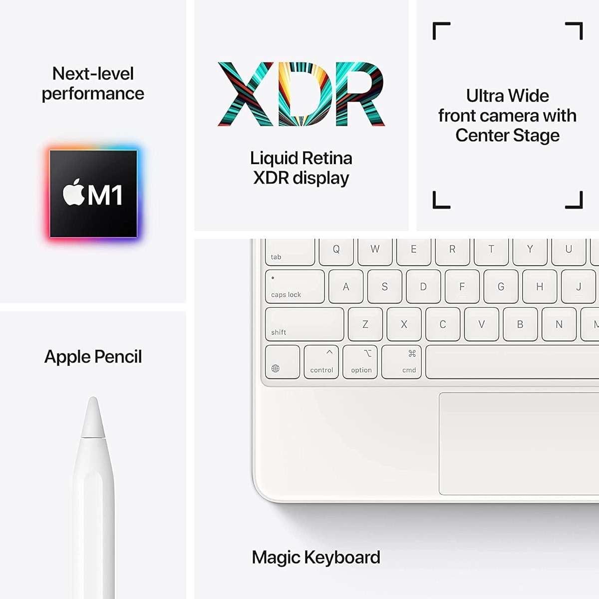 Apple 2021 12.9-inch iPad Pro (Wi‐Fi, 128GB) - Silver (Renewed) - Image 3
