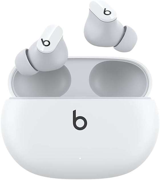 Beats Studio Buds - True Wireless Noise Cancelling Earbuds - Compatible with Apple & Android, Built-in Microphone, IPX4 Rating, Sweat Resistant Earphones, Class 1 Bluetooth Headphones - White - Image 1