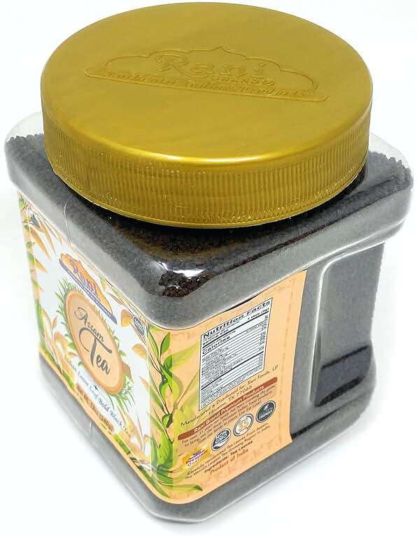Rani Assam Tea (Indian Loose Leaf Bold Black Tea) 12oz (340g) PET Jar ~ All Natural | Vegan | Gluten Friendly | Salt & Sugar Free | NON-GMO | No Colors | Indian Origin - Image 5
