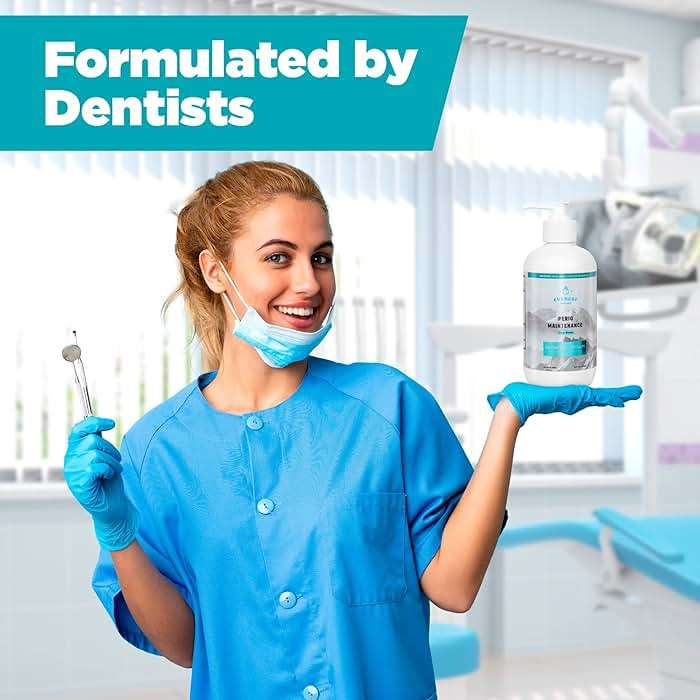 Perio Maintenance Alcohol Free Mouthwash – Concentrated Mouthwash for Bad Breath, Plaque, Sensitive Teeth, and Gingivitis or Gum Disease - Fresh Mint Flavored Fluoride Rinse Pack of 2 by Everest - Image 5