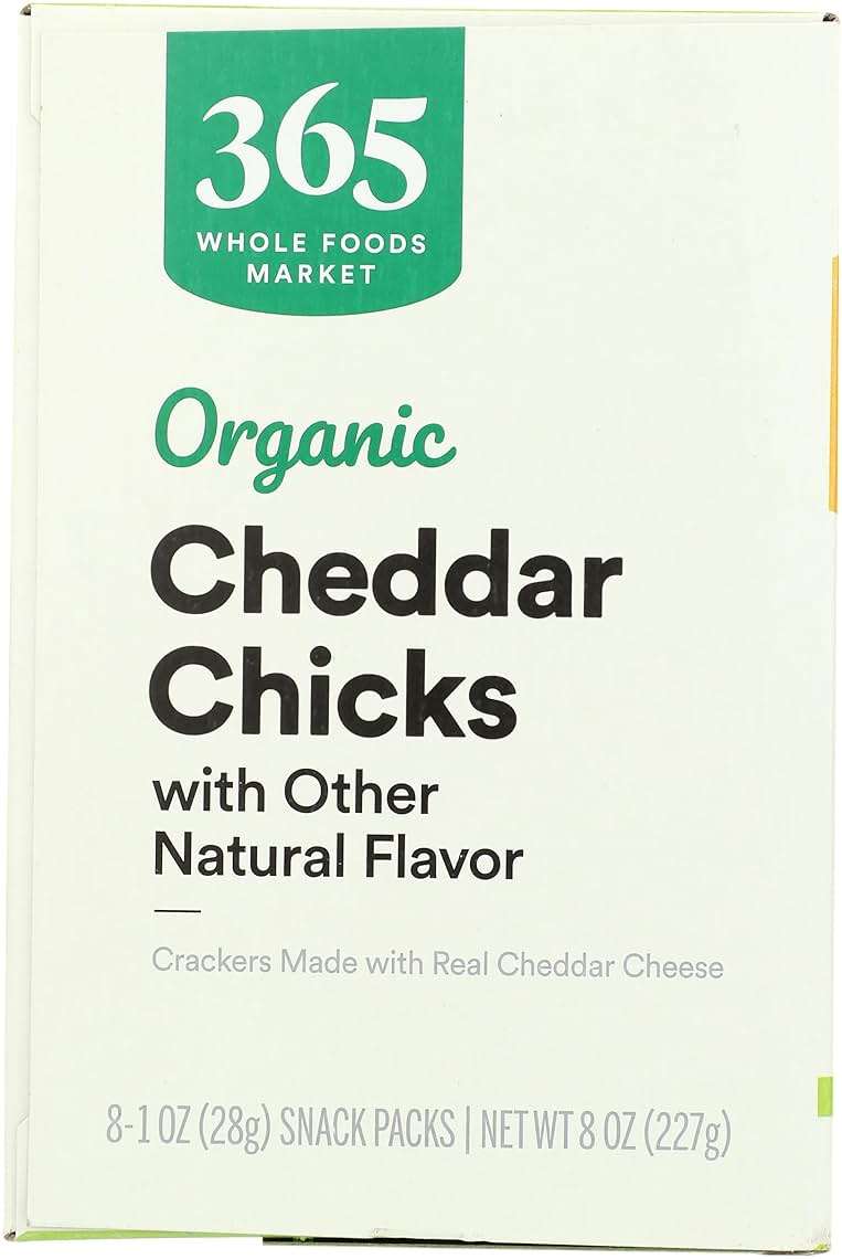 365 by Whole Foods Market, Organic Cheddar Chicks Crackers, 8 Pack - Image 4