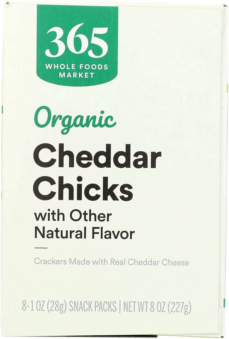 365 by Whole Foods Market, Organic Cheddar Chicks Crackers, 8 Pack - Image 5