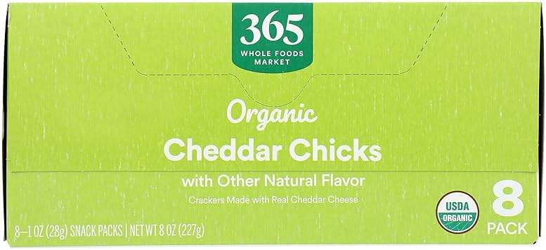 365 by Whole Foods Market, Organic Cheddar Chicks Crackers, 8 Pack - Image 6