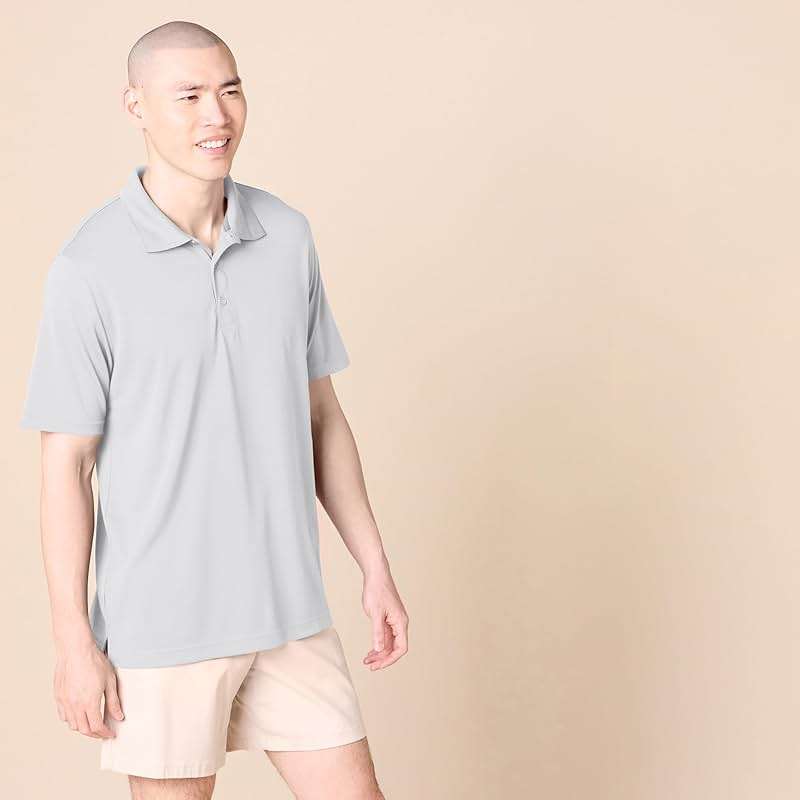 Amazon Essentials Men's Regular-Fit Quick-Dry Short-Sleeve Golf Polo Shirt - Image 2