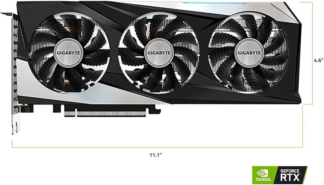 GIGABYTE GeForce RTX 3060 Gaming OC 12G (REV2.0) Graphics Card, 3X WINDFORCE Fans, 12GB 192-bit GDDR6, GV-N3060 Video Card - Image 9