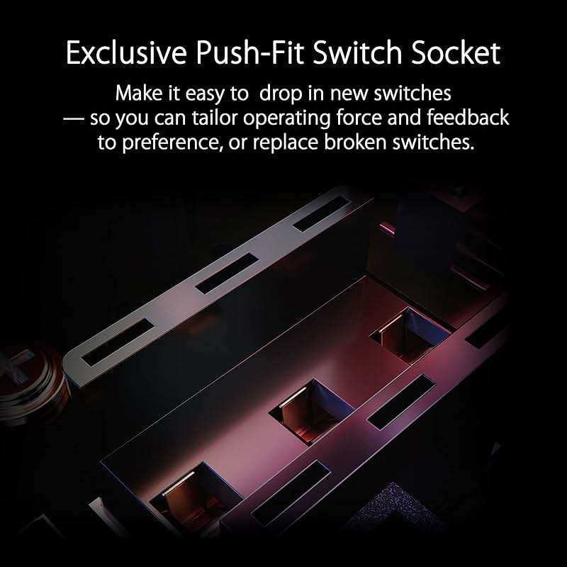ASUS ROG Spatha X Wireless Gaming Mouse – MMO/MOBA Design, 12 Programmable Buttons, Right-Handed, 168g, Dual-Mode (Wired/2.4GHz), 19K DPI, up to 67Hr Battery, Magnetic Charging Dock, PC/Mac Support - Image 7