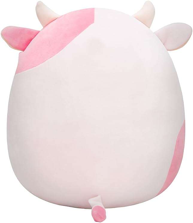 Squishmallows Original 14-Inch Reshma Light Pink Cow with Purple Bandana - Large Ultrasoft Official Jazwares Plush - Image 5