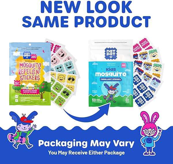 NATPAT Buzz Patch Mosquito Patch Stickers for Kids - Plant Based Ingredients, Non-Toxic - The Original All Natural Citronella Essential Oil Insect Patch, DEET Free, for Toddlers, Kids (48 Pack) - Image 7