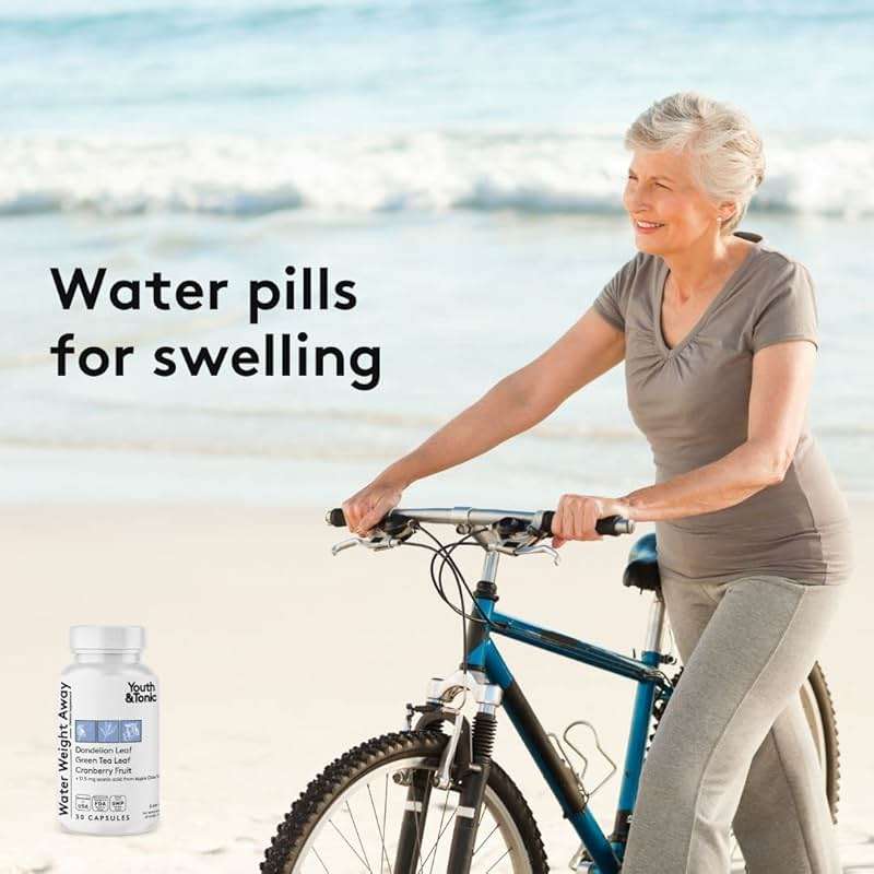 Youth & Tonic Daily Water Weight Away Pills and Blood Pressure Support Supplements/Natural Diuretics for Water Retention & BP Capsules to Maintain a Good Circulatory Health / 60 CPS for Women & Men - Image 4