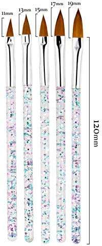 Artdone 31pcs Nail Art Brushes, Nail Art Tool Set, Dotting Tools, Dust Brush,Striping Brushes for Long Lines, Drawing Pen For Gel Polish Design supply - Image 3