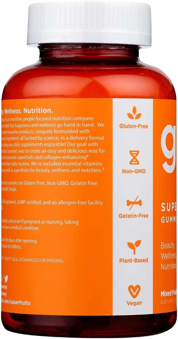 Goli Nutrition, Gummies Superfruits Mixed Fruit, 60 Count - Image 4