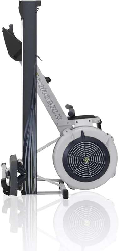 Concept2 RowErg Model D Indoor Rowing Machine with PM5 Monitor, Device Holder, Adjustable Air Resistance, Easy Storage (Gray) - Image 6