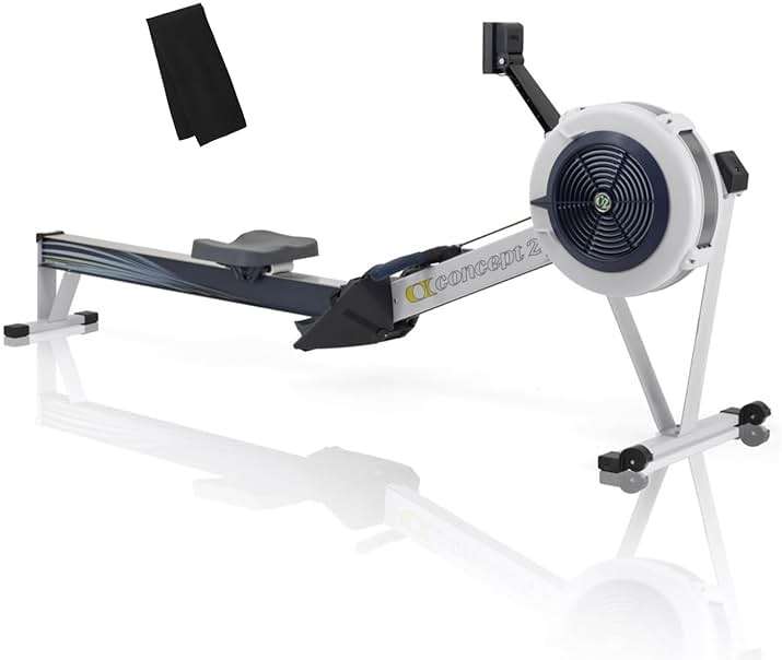 Concept2 RowErg Model D Indoor Rowing Machine with PM5 Monitor, Device Holder, Adjustable Air Resistance, Easy Storage (Gray) - Image 7