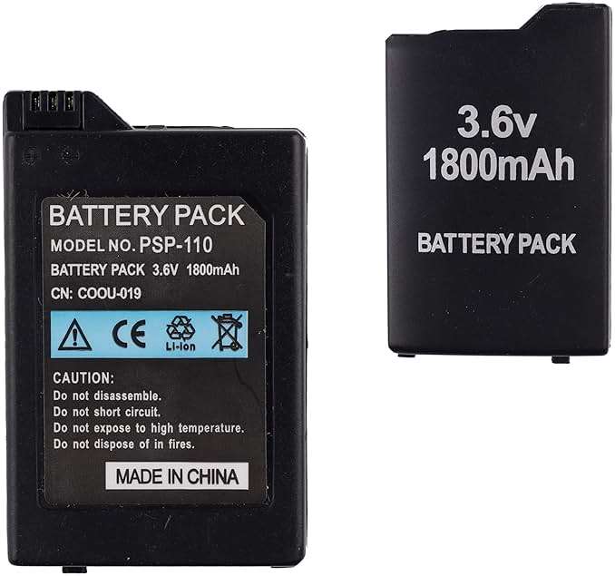 E-YIIVIIL Replacement Battery PSP-110 Compatible with Sony Fat PSP-110 PSP-1001 PSP 1000 Battery - Image 1