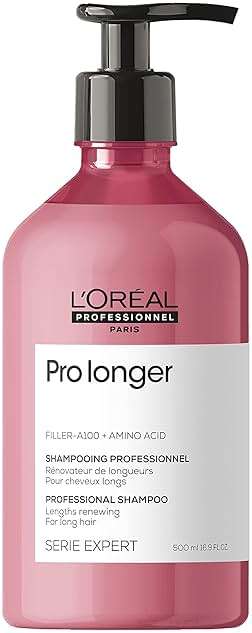 L'Oréal Professionnel Paris Pro Longer Thickening Shampoo - Reduces Breakage & Appearance of Split Ends For Thin & Fine Hair Types, Adds Volume & Shine - Image 1