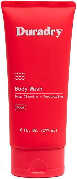 Duradry Deep Clean Body Wash for Women and Men – Odor control, Deep Cleansing, Nourishes, and Moisturizes Skin, Made with Natural Ingredients – Aqua Fragrance, 6 Fl Oz - Image 2