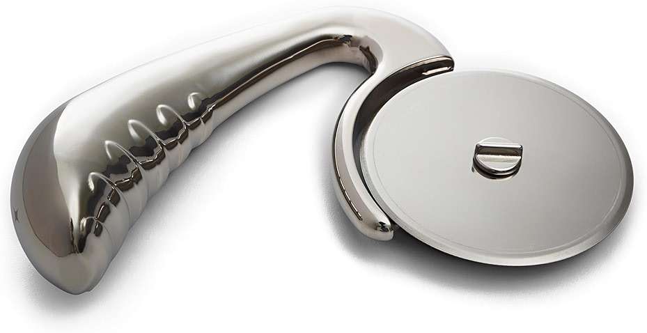 Pizza Cutter Wheel by Midnight Slice - Stainless Steel Food Slicer for Pizzas and more with Ergonomic Handle and Sharp Cutting Surface for Clean Cuts - Image 6