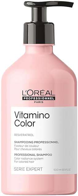 L'Oreal Professionnel Paris Vitamino Color Shampoo - Protects & Preserves Hair Color, Prevents Damage, Adds Vibrancy & Enhances Shine - Image 1